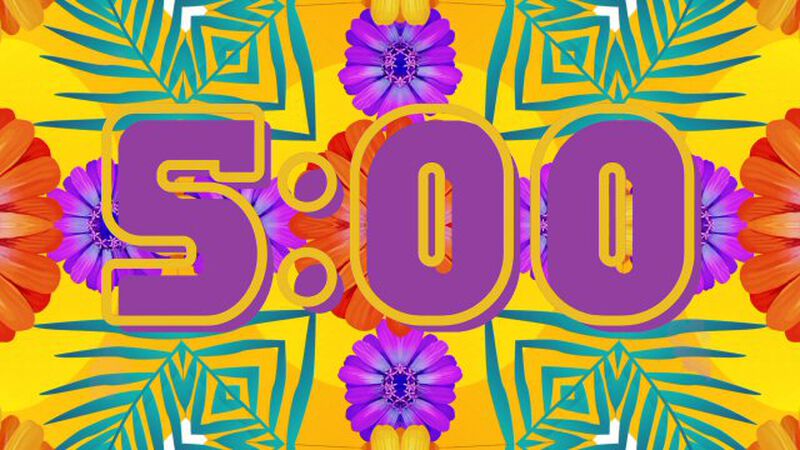 Tropical Vibes Countdown